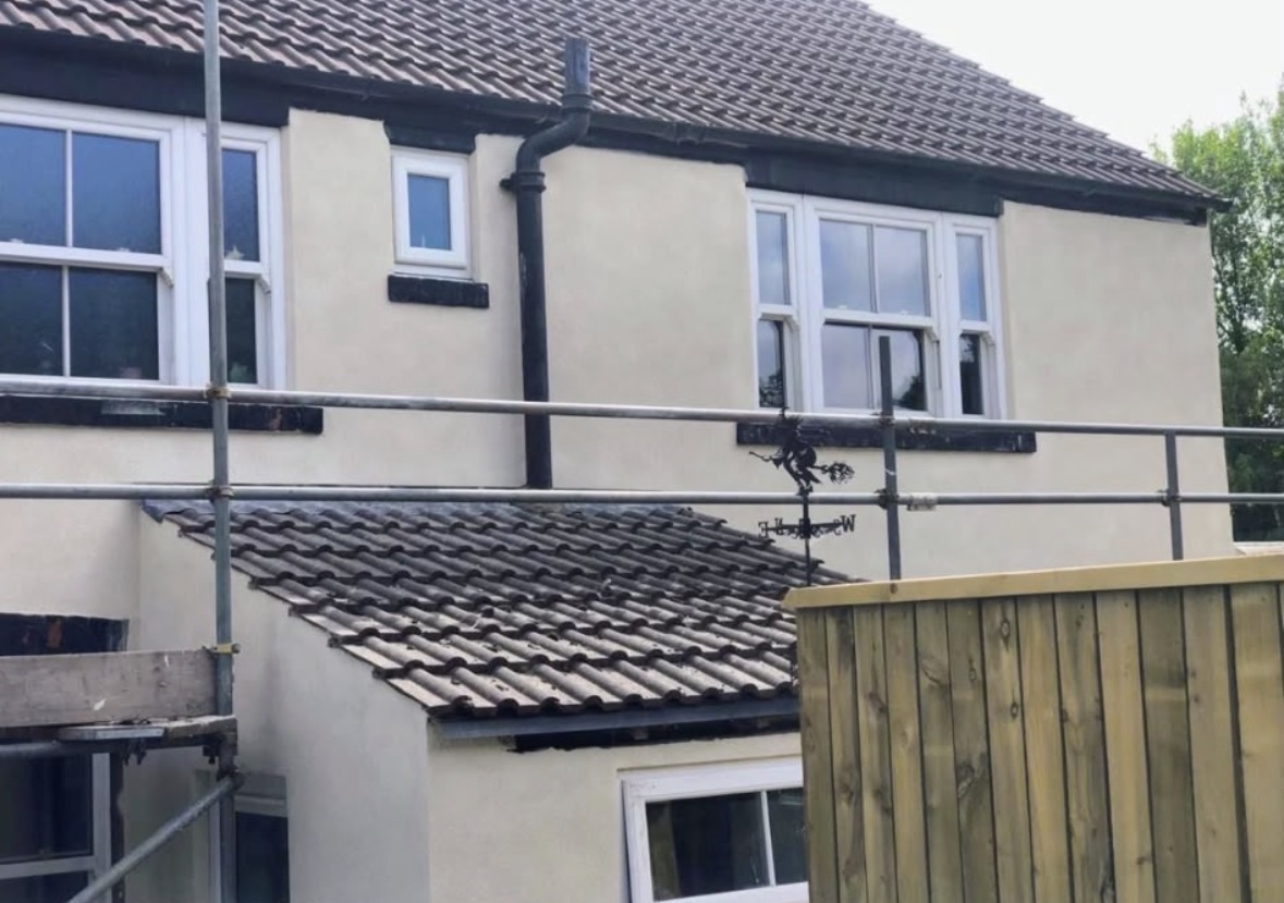 Completed silicone render project by Tryton Group