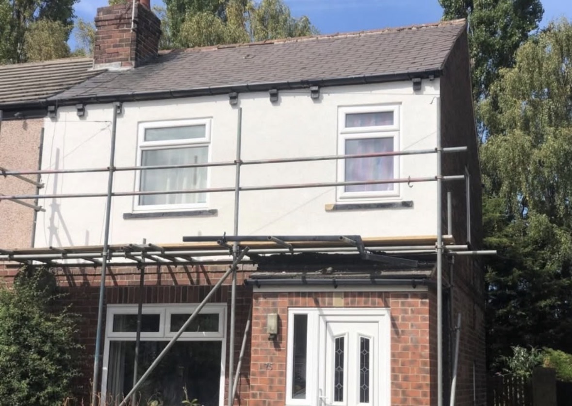 Completed Tryton silicone render finish
